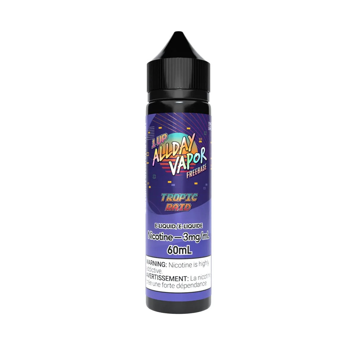 Allday Vapor Free Base Juices 60ml