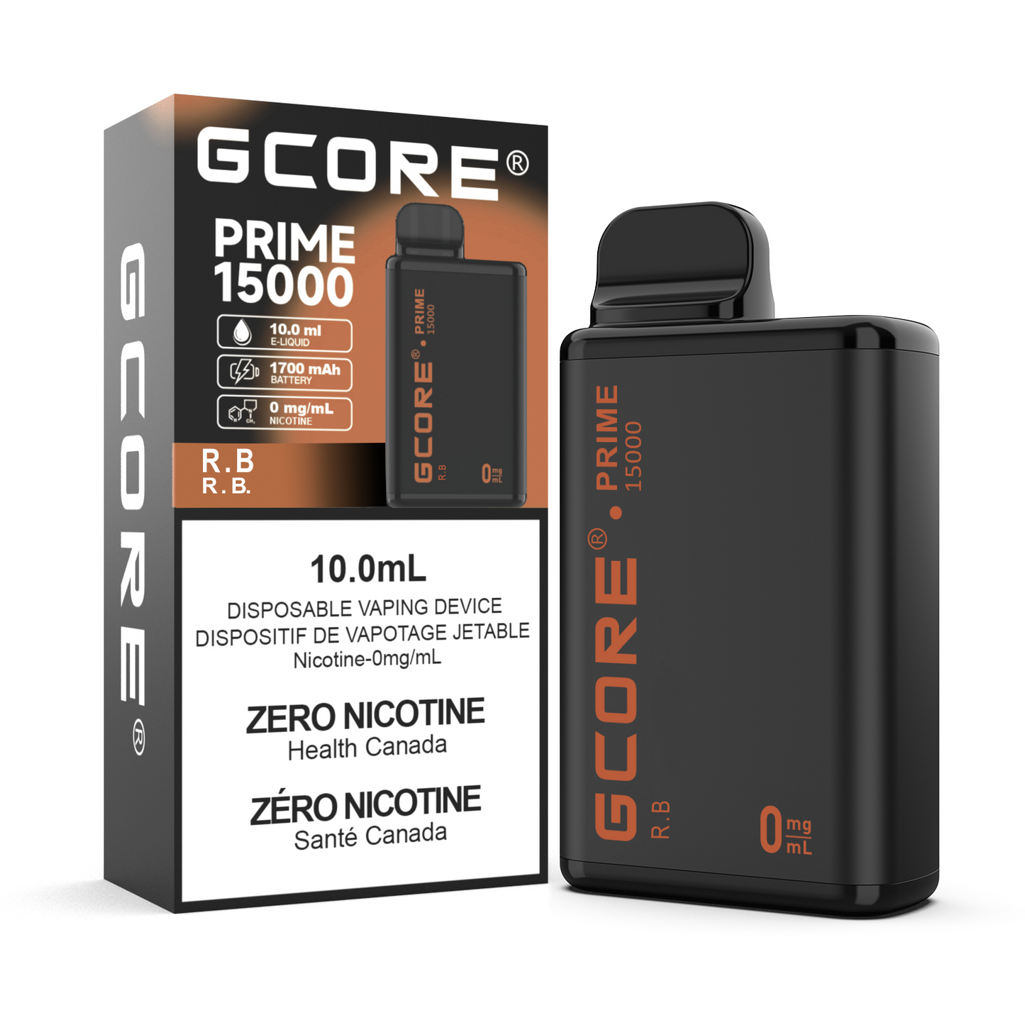 G-CORE PRIME 15000 PUFFS ZERO NICOTINE