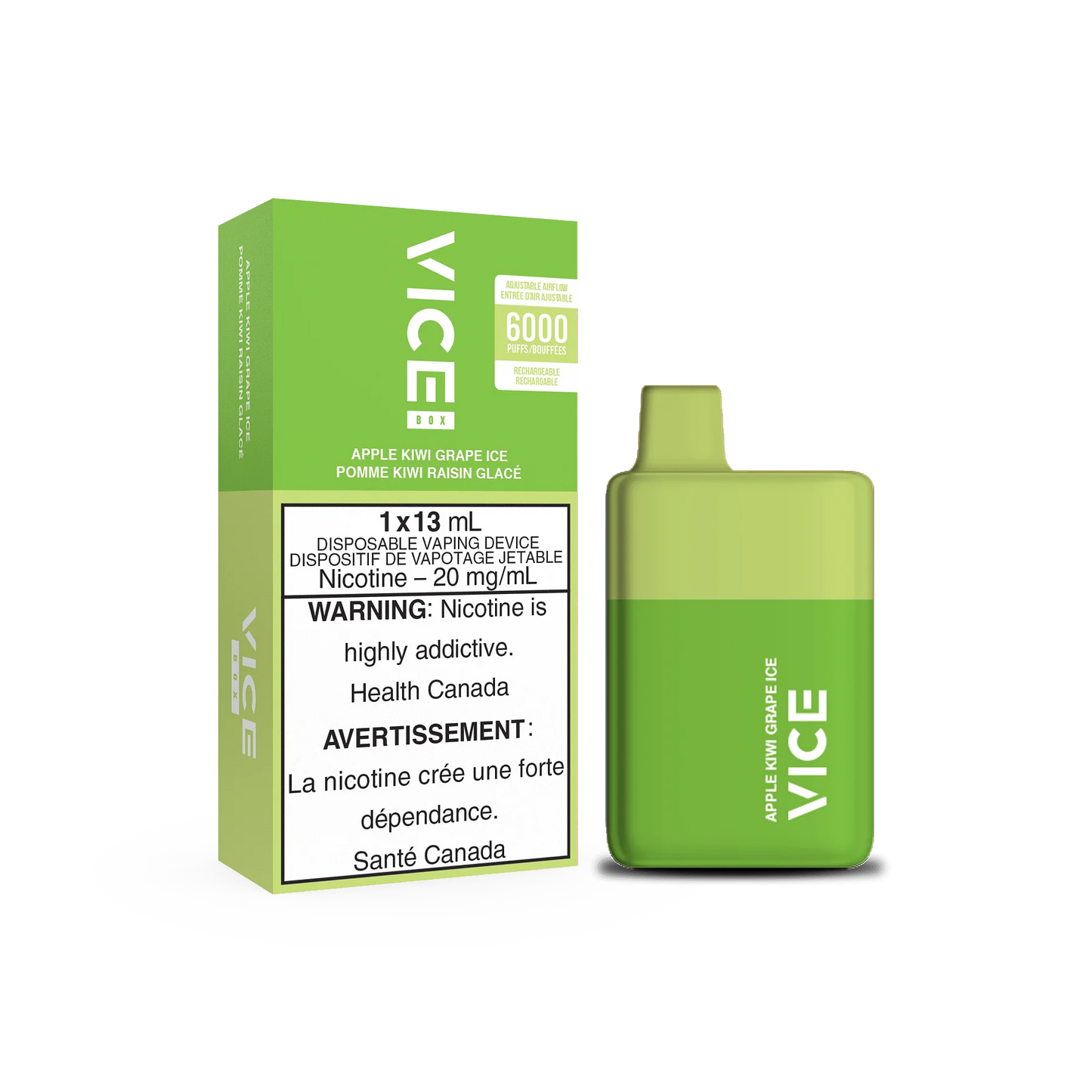 VICE BOX 6000 PUFFS (ON) - ALL FLAVOURS
