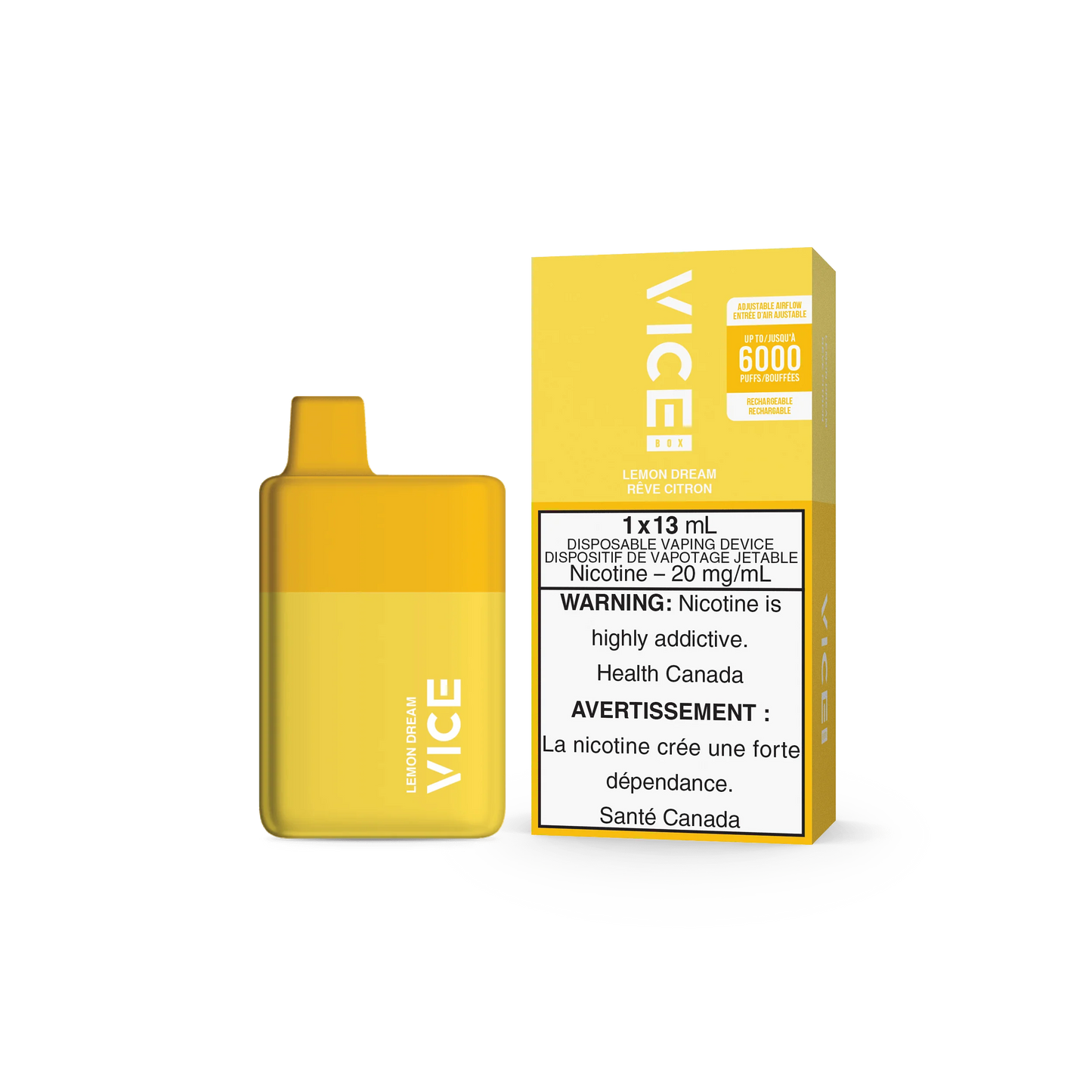 VICE BOX 6000 PUFFS (ON) - ALL FLAVOURS