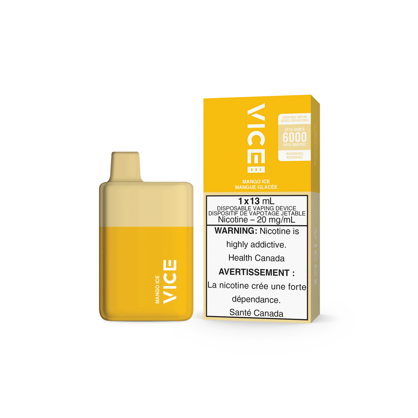 VICE BOX 6000 PUFFS (ON) - ALL FLAVOURS