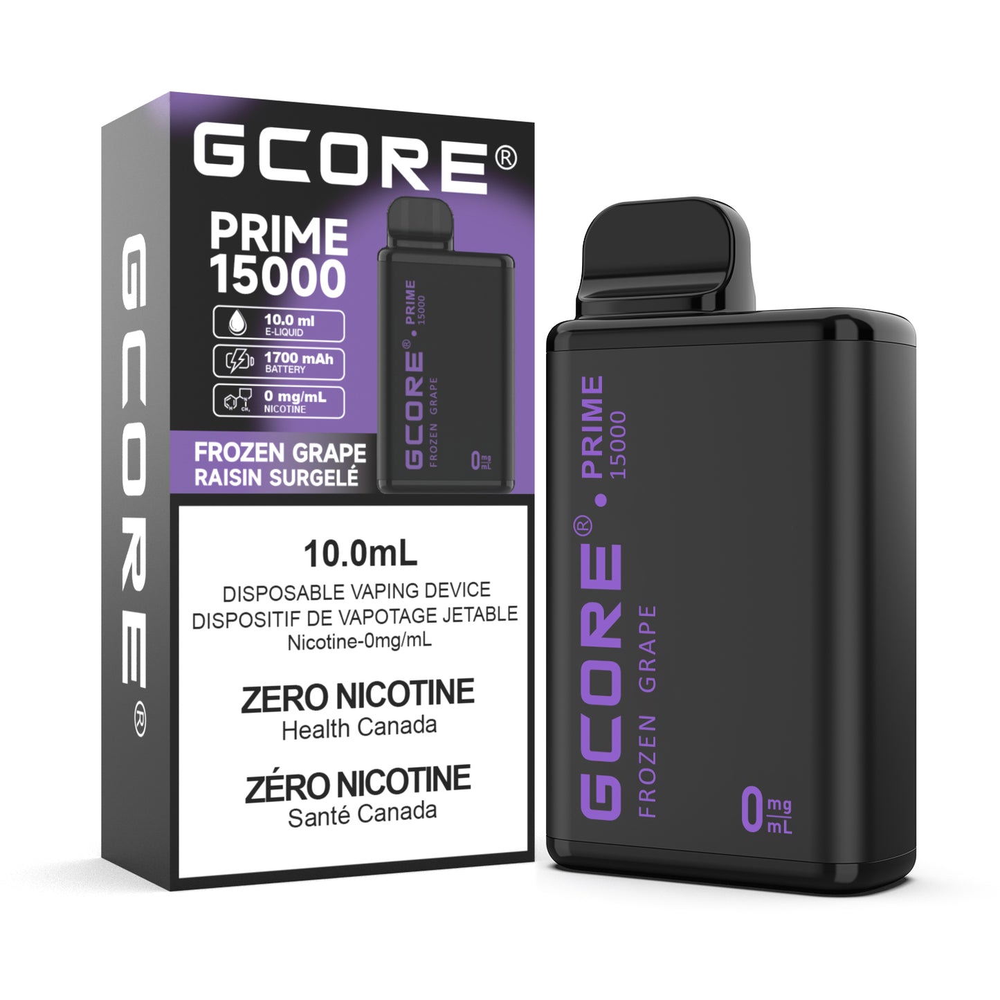 G-CORE PRIME 15000 PUFFS ZERO NICOTINE