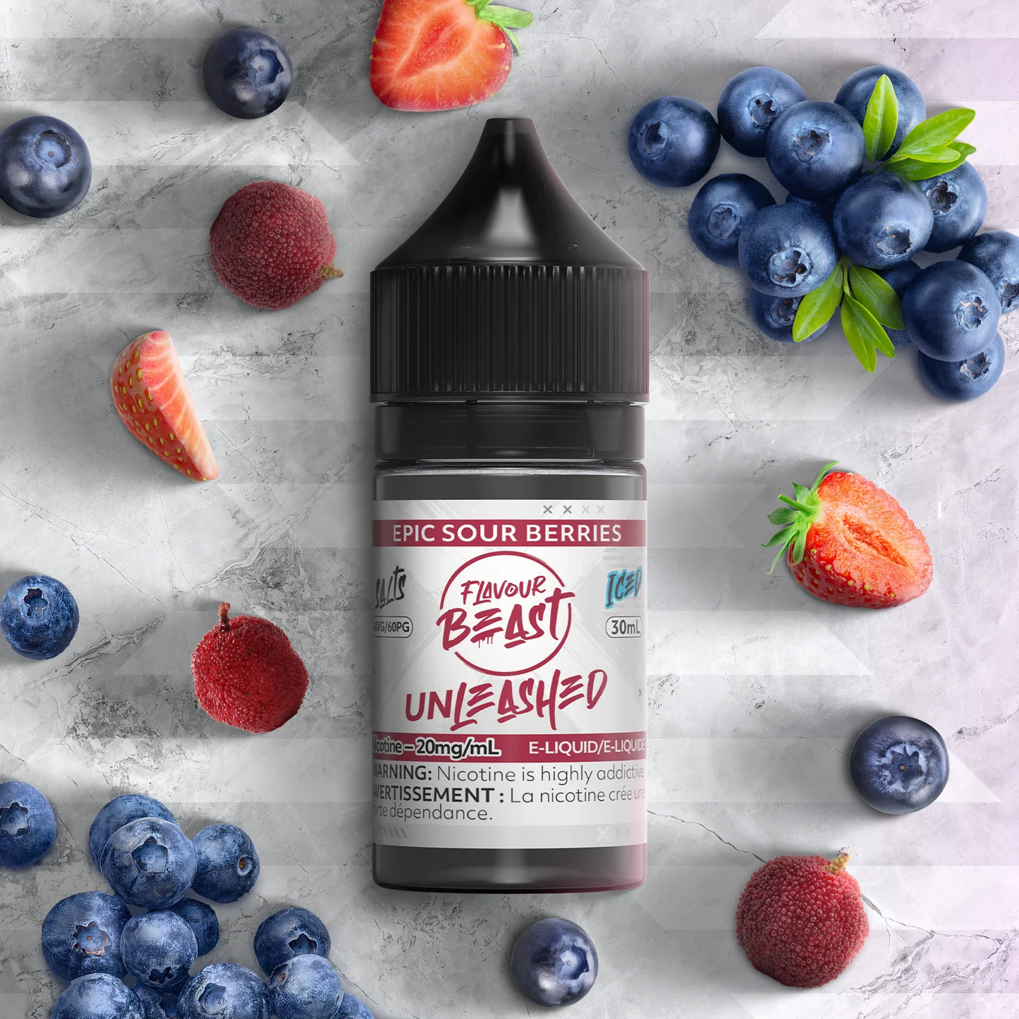 FLAVOUR BEAST UNLEASHED SALT NIC JUICE 30ML - ALL FLAVOURS