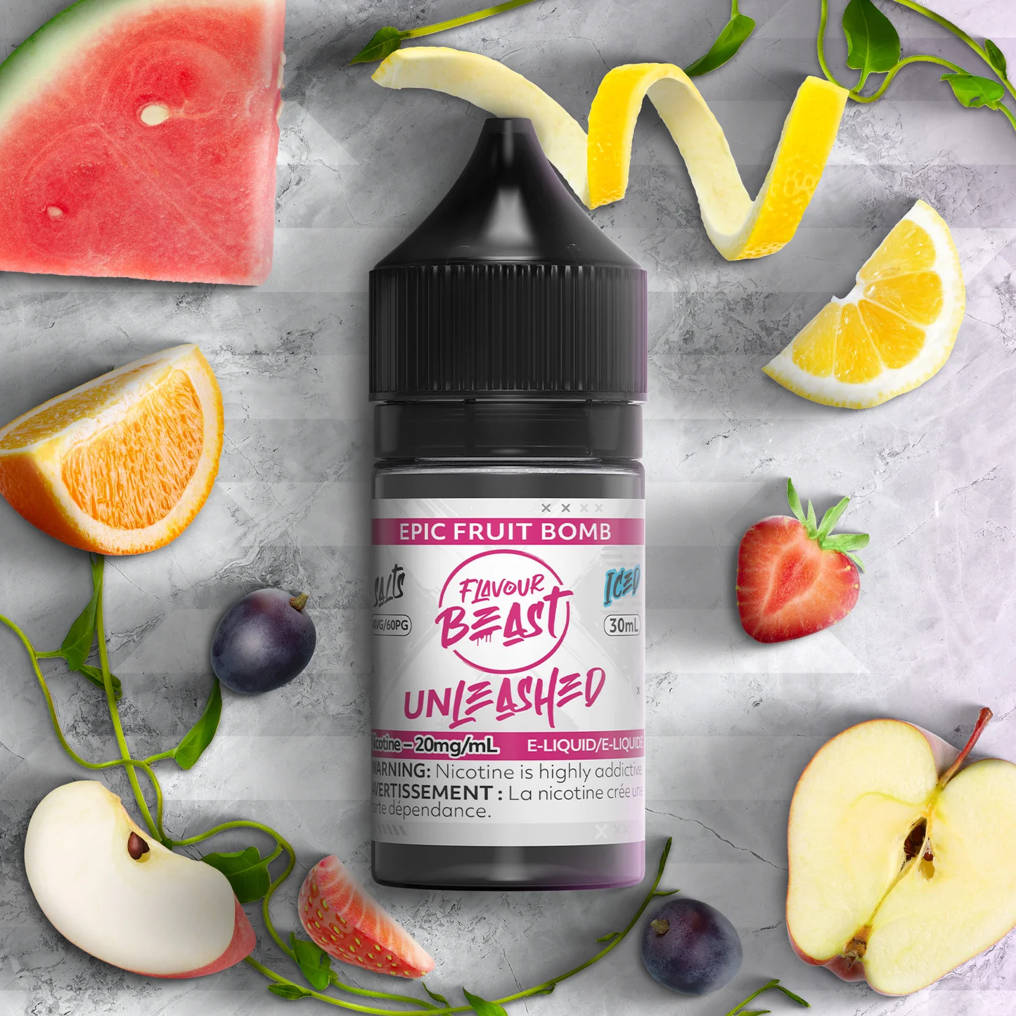 FLAVOUR BEAST UNLEASHED SALT NIC JUICE 30ML - ALL FLAVOURS
