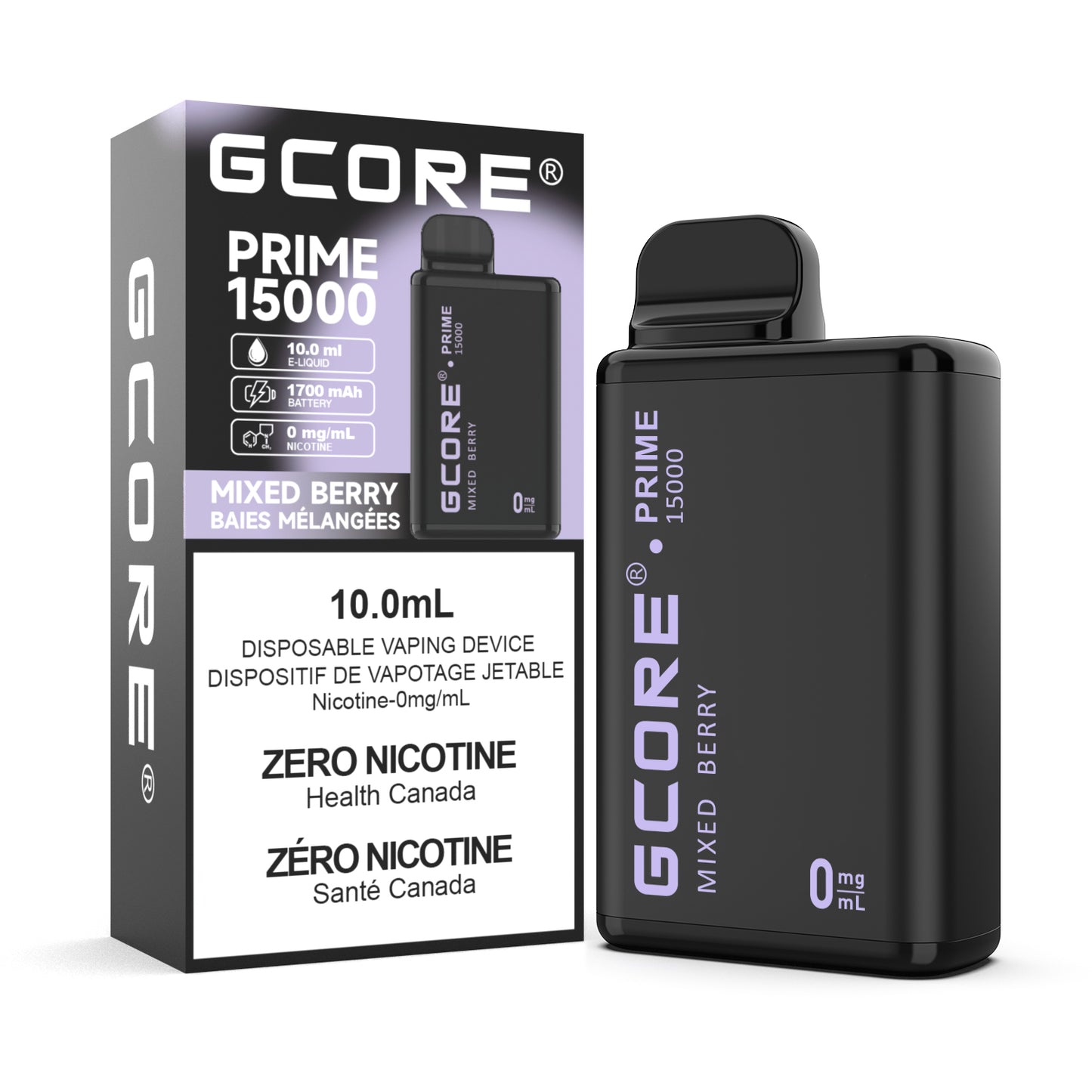 G-CORE PRIME 15000 PUFFS ZERO NICOTINE