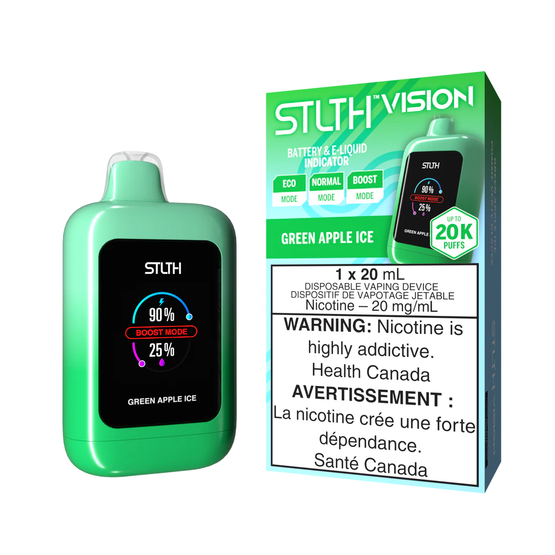 STLTH VISION DISPOSABLE (UPTO 20K PUFFS)