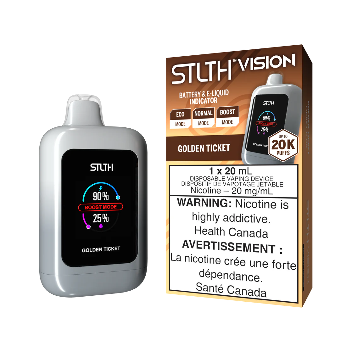 STLTH VISION DISPOSABLE (UPTO 20K PUFFS)