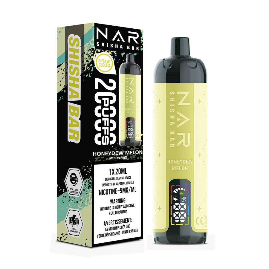NAR SHISHA BAR 20K PUFFS - ALL FLAVOURS