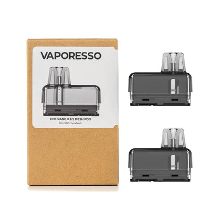 VAPORESSO ECO NANO REPLACEMENT PODS 6ML (2 PACK)