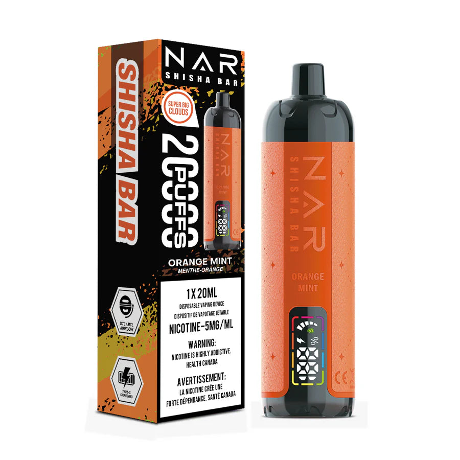 NAR SHISHA BAR 20K PUFFS - ALL FLAVOURS