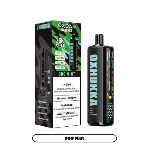OXHUKKA 25K PUFFS (ON) - ALL FLAVORS
