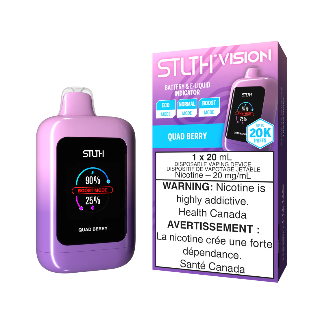 STLTH VISION DISPOSABLE (UPTO 20K PUFFS)