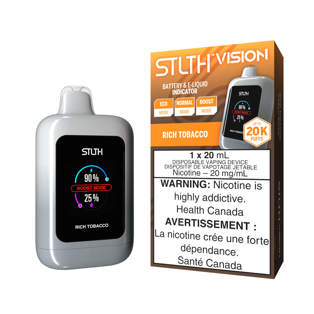 STLTH VISION DISPOSABLE (UPTO 20K PUFFS)