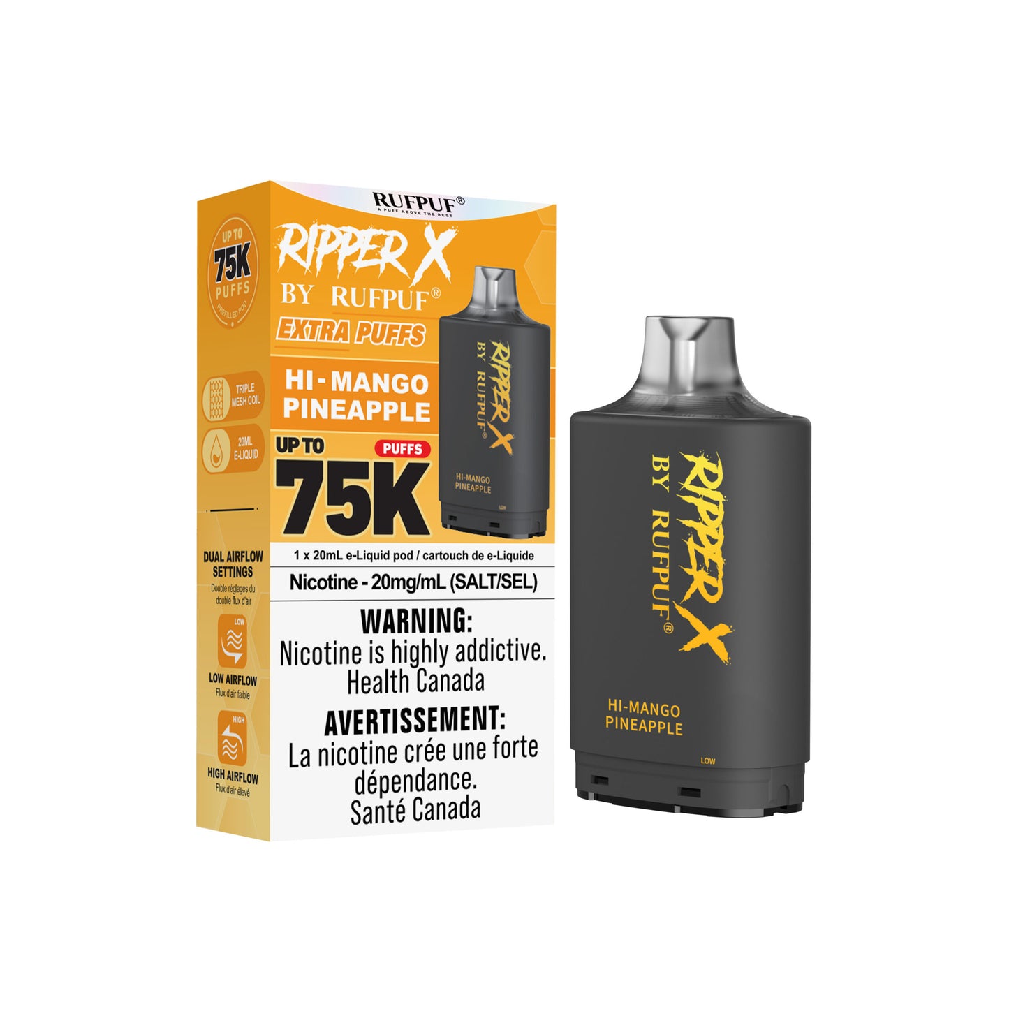 RIPPER X 75K PUFFS PODS (ON)