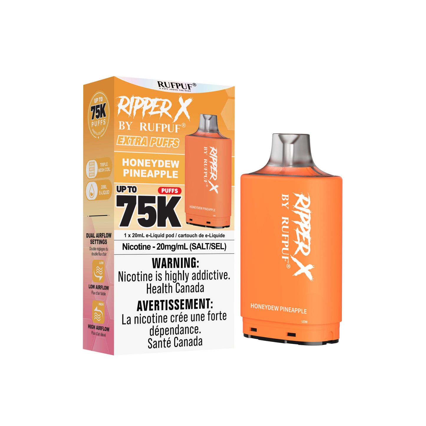 RIPPER X 75K PUFFS PODS (ON)