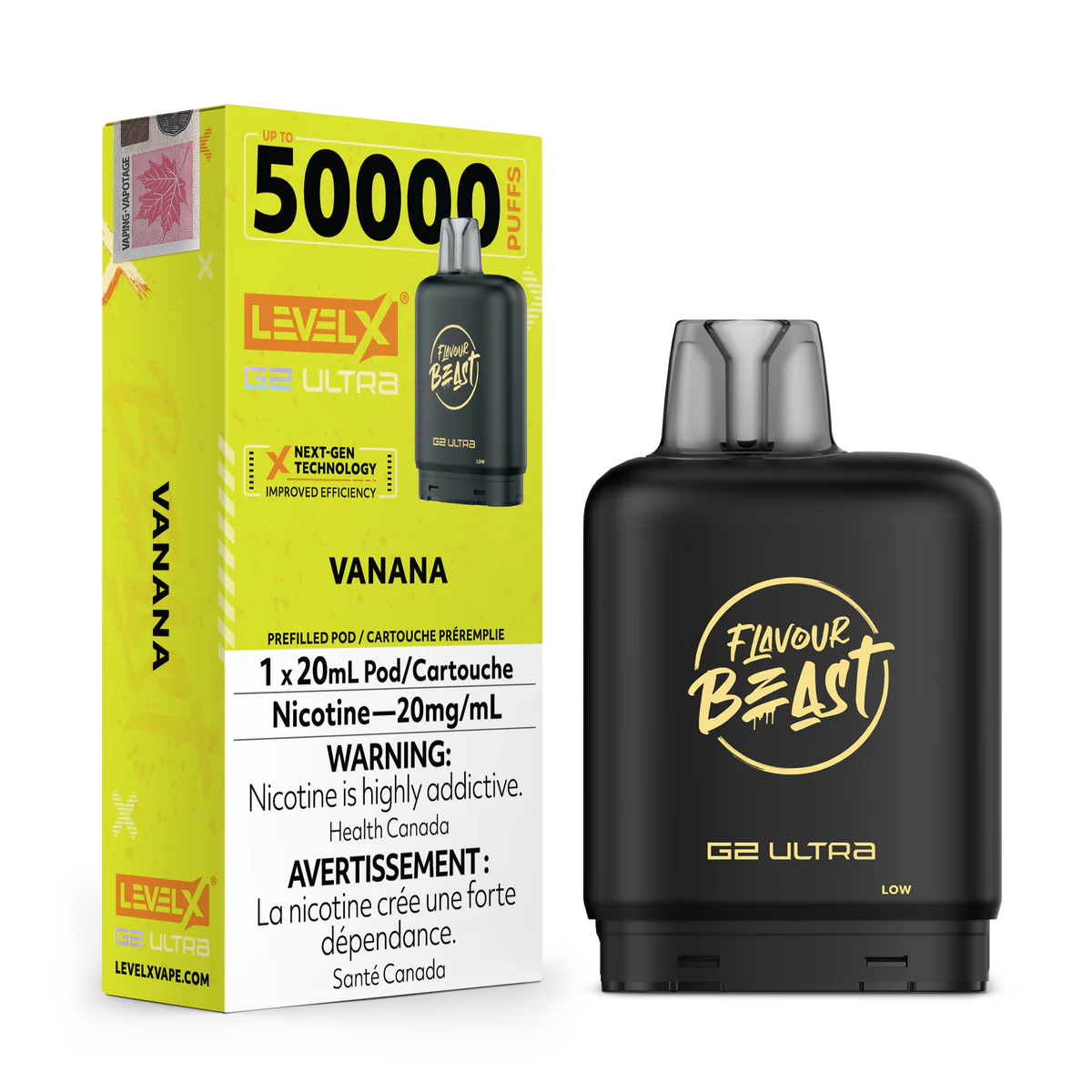 FLAVOUR BEAST LEVEL X G2 ULTRA POD 50K PUFFS
