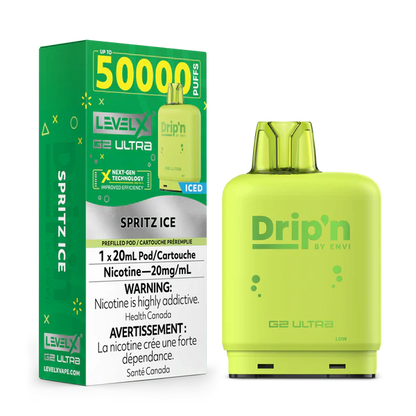 LEVEL X DRIP'N G2 ULTRA POD 50K PUFFS (ONTARIO)