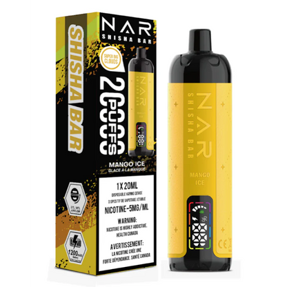 NAR SHISHA BAR 20K PUFFS - ALL FLAVOURS