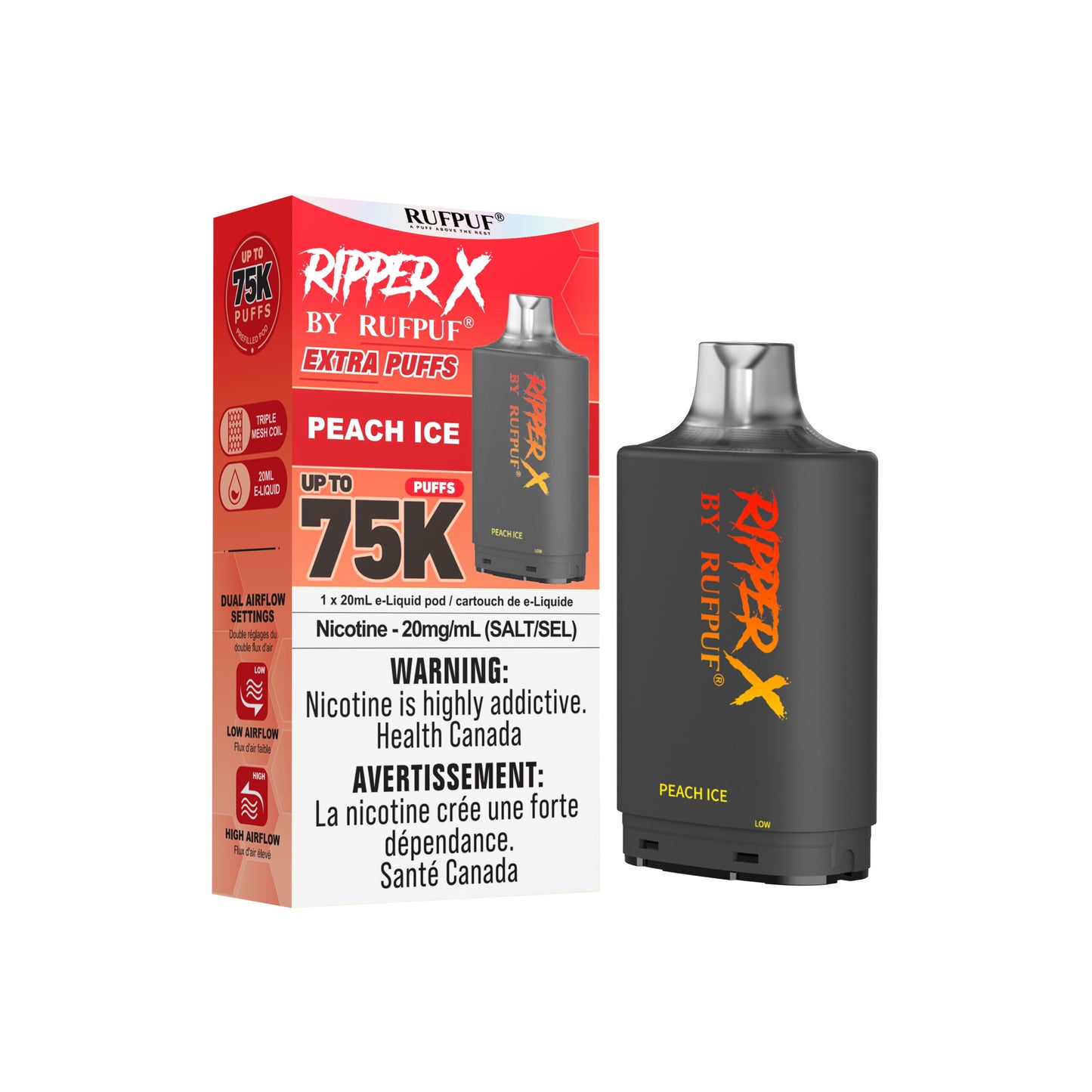 RIPPER X 75K PUFFS PODS (ON)