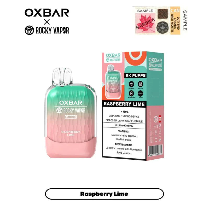 OXBAR 8000 PUFFS (F)