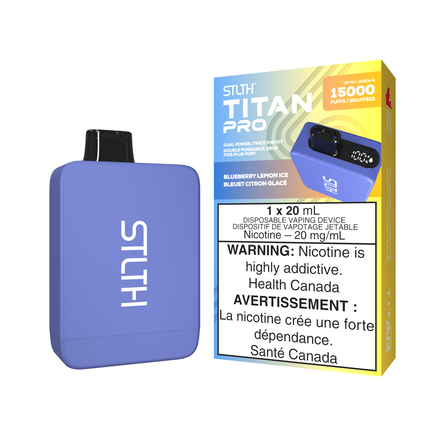 STLTH TITAN PRO DISPOSABLE (UPTO 15K PUFFS)