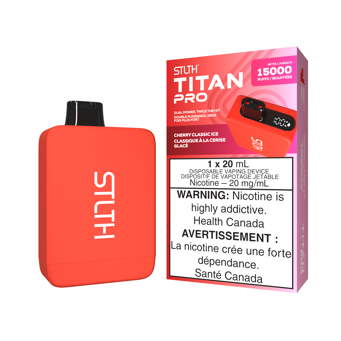 STLTH TITAN PRO DISPOSABLE (UPTO 15K PUFFS)