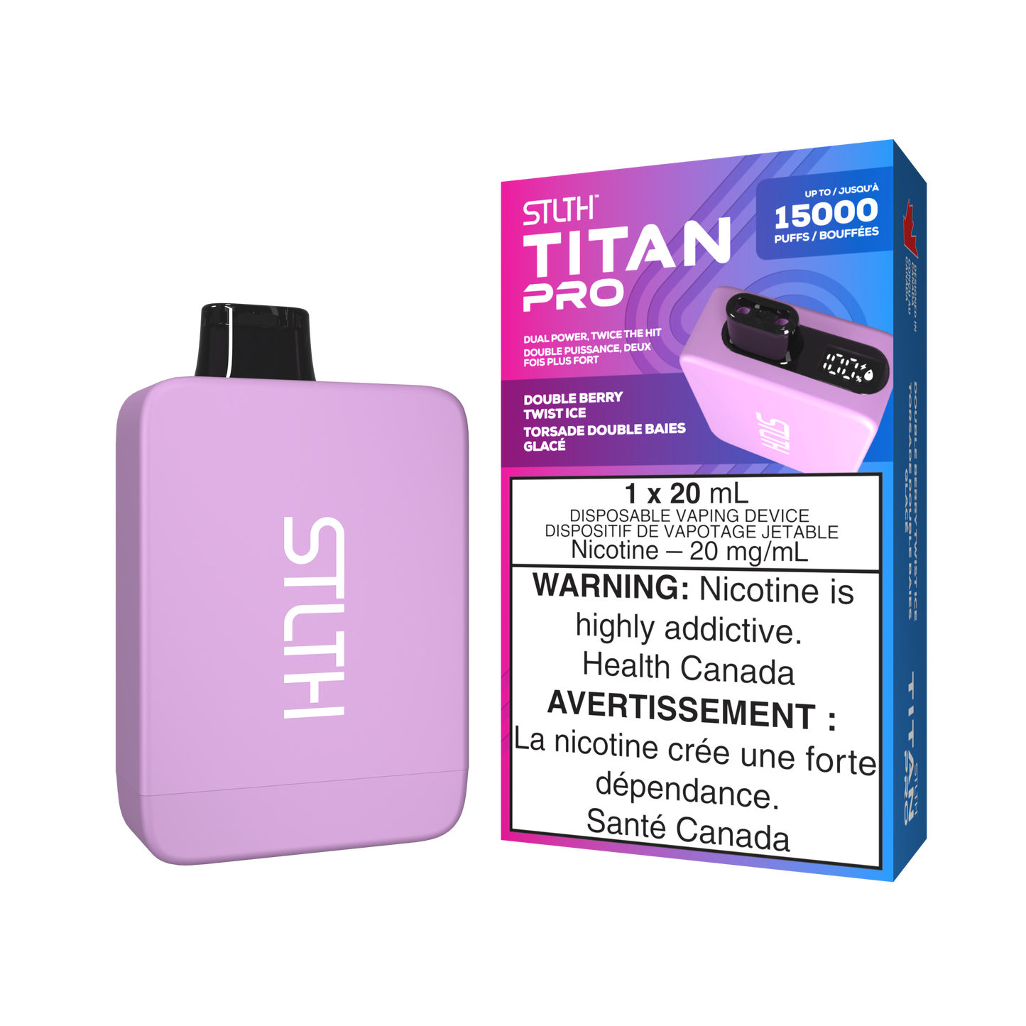 STLTH TITAN PRO DISPOSABLE (UPTO 15K PUFFS)