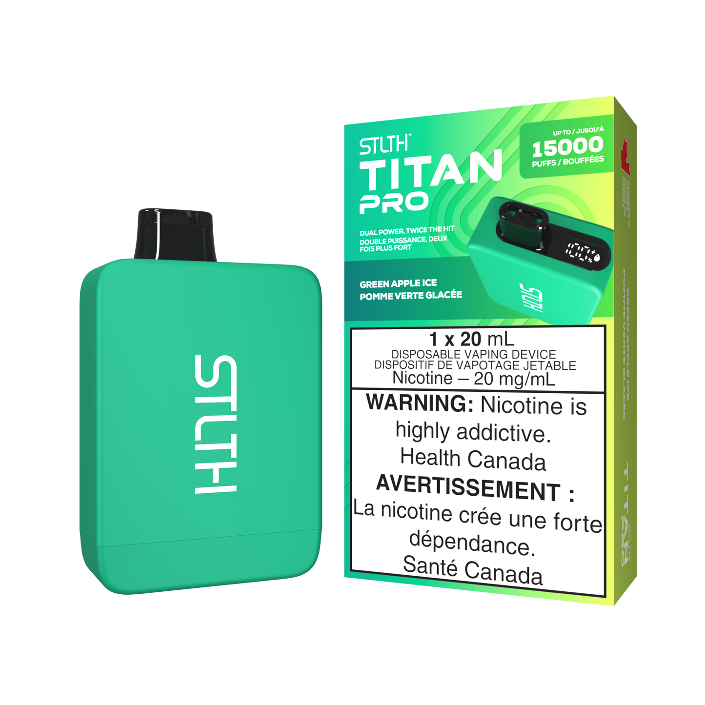 STLTH TITAN PRO DISPOSABLE (UPTO 15K PUFFS)