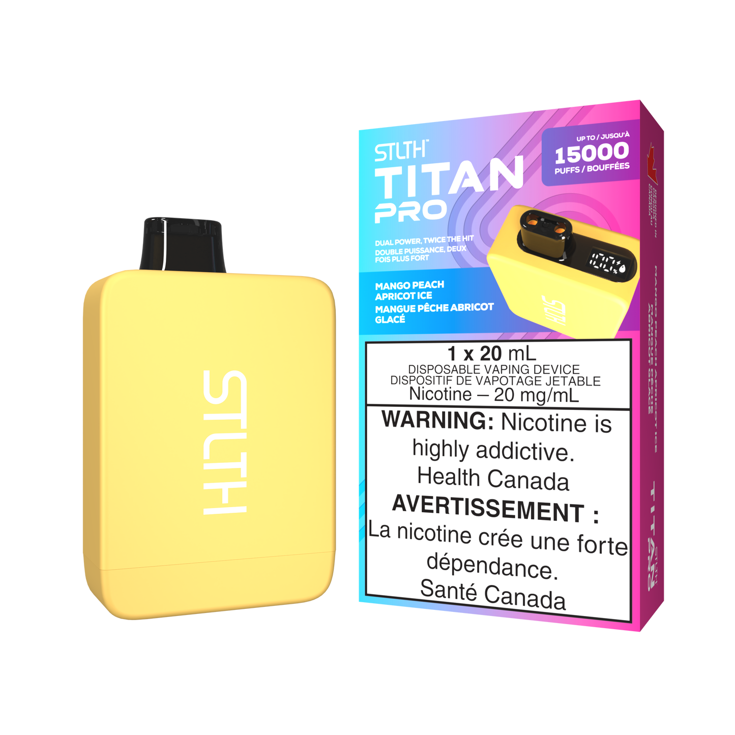 STLTH TITAN PRO DISPOSABLE (UPTO 15K PUFFS)