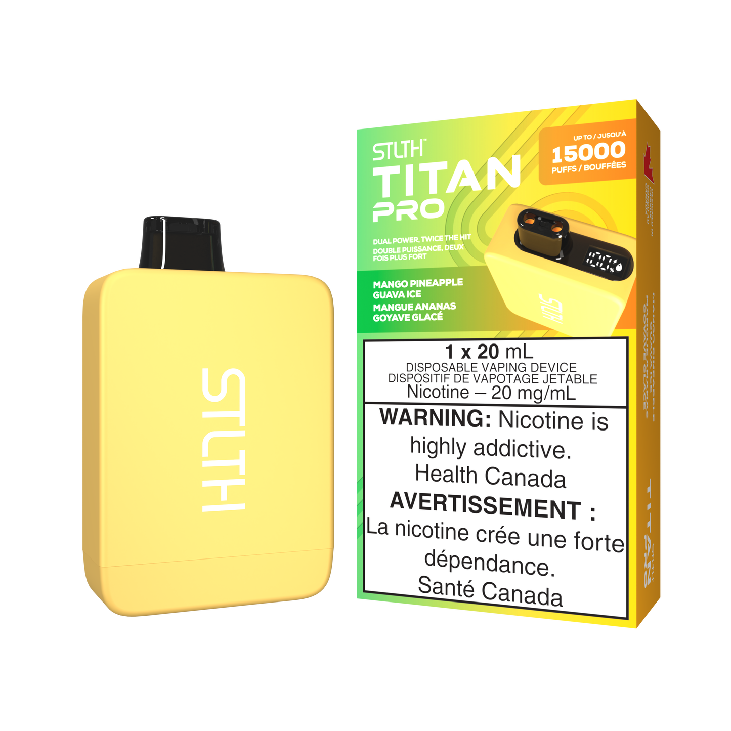 STLTH TITAN PRO DISPOSABLE (UPTO 15K PUFFS)