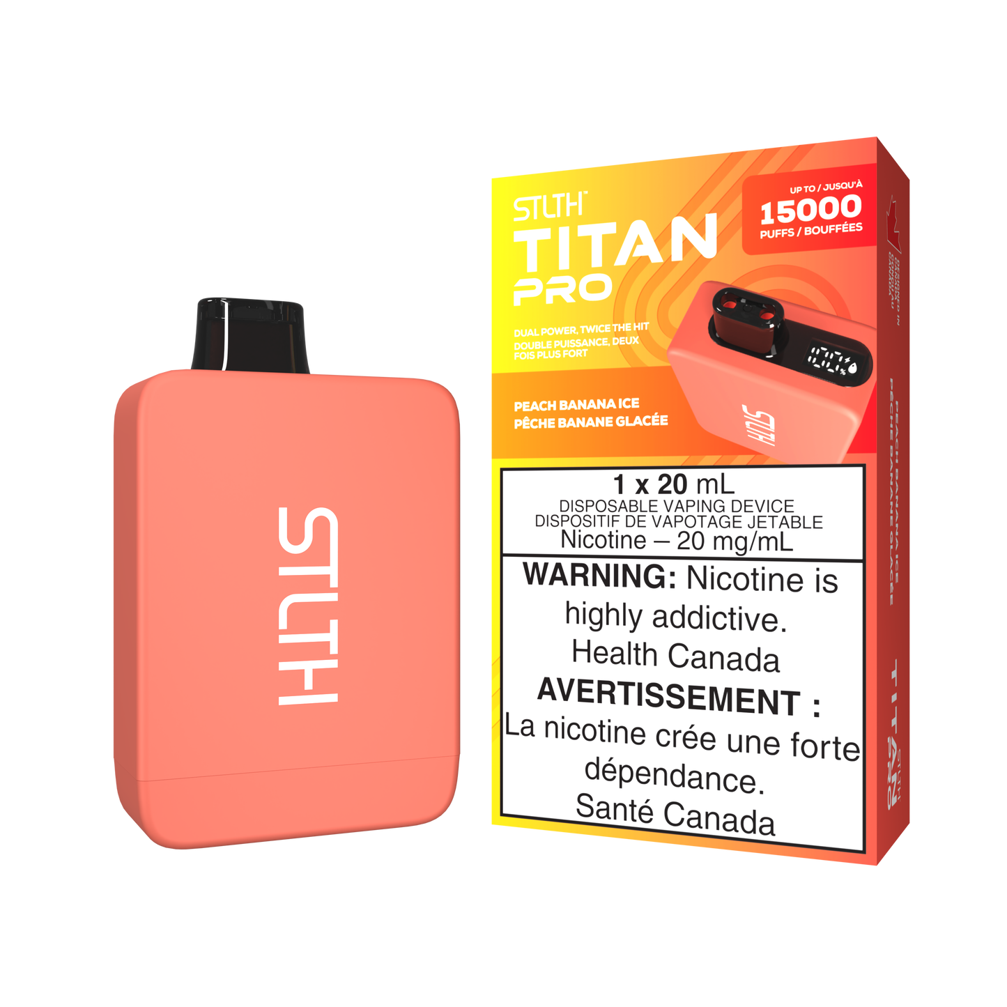 STLTH TITAN PRO DISPOSABLE (UPTO 15K PUFFS)