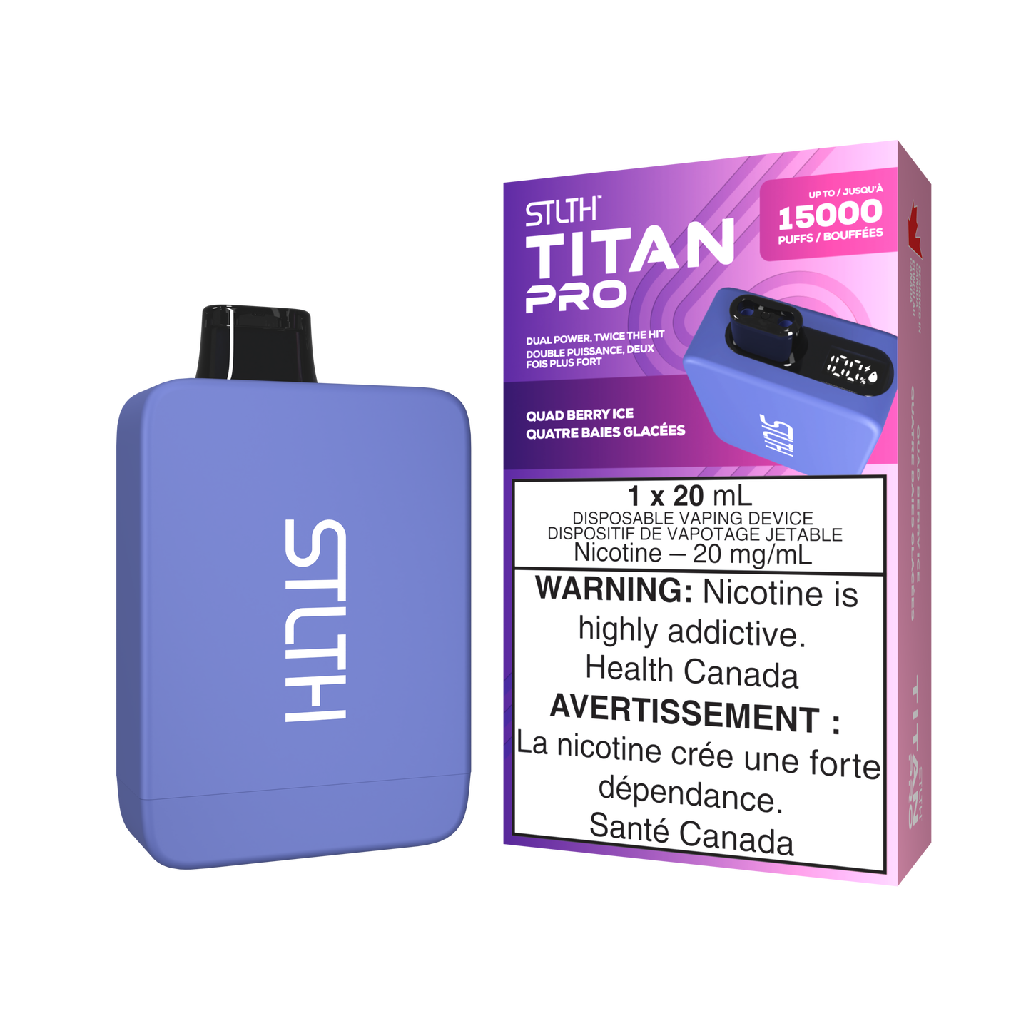 STLTH TITAN PRO DISPOSABLE (UPTO 15K PUFFS)