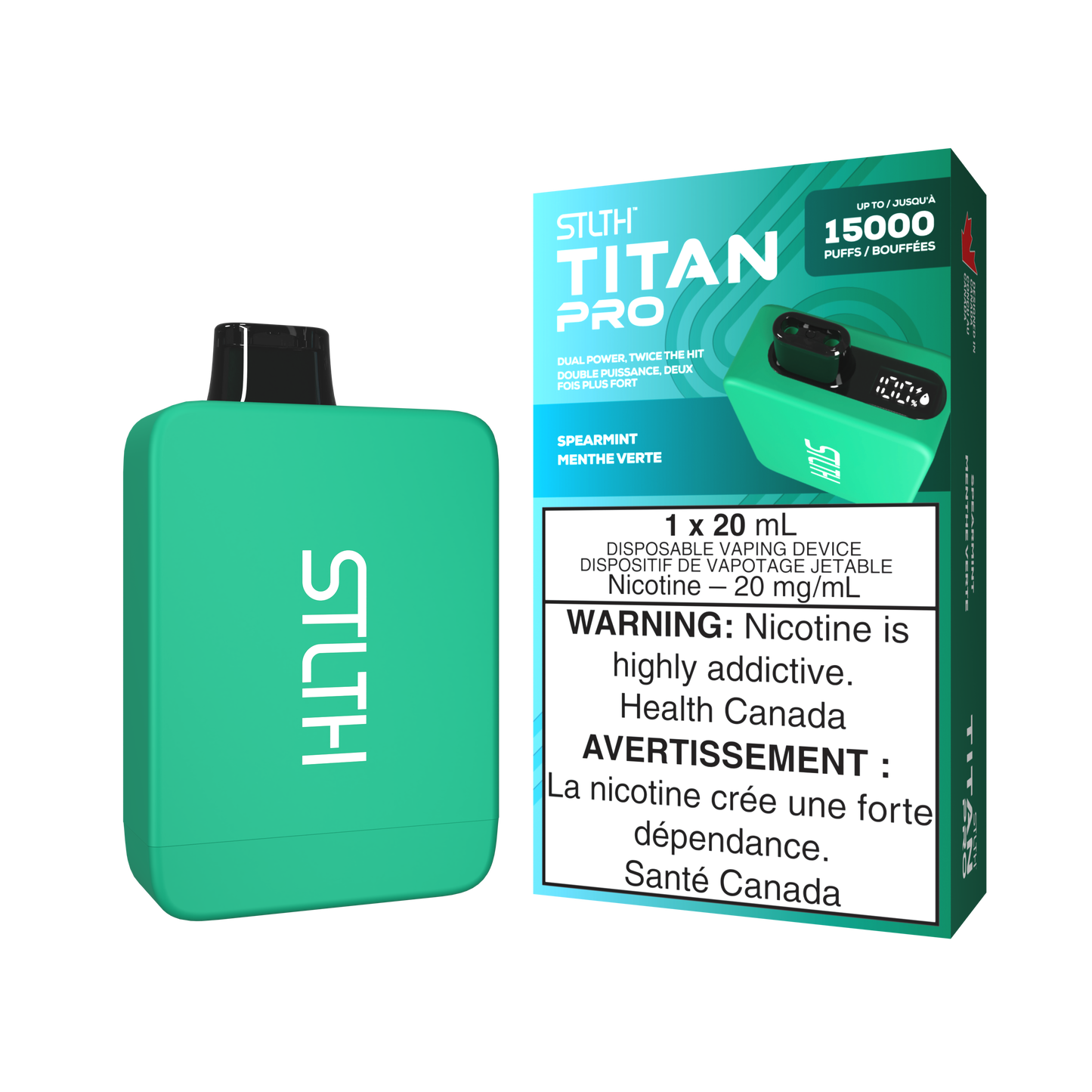 STLTH TITAN PRO DISPOSABLE (UPTO 15K PUFFS)