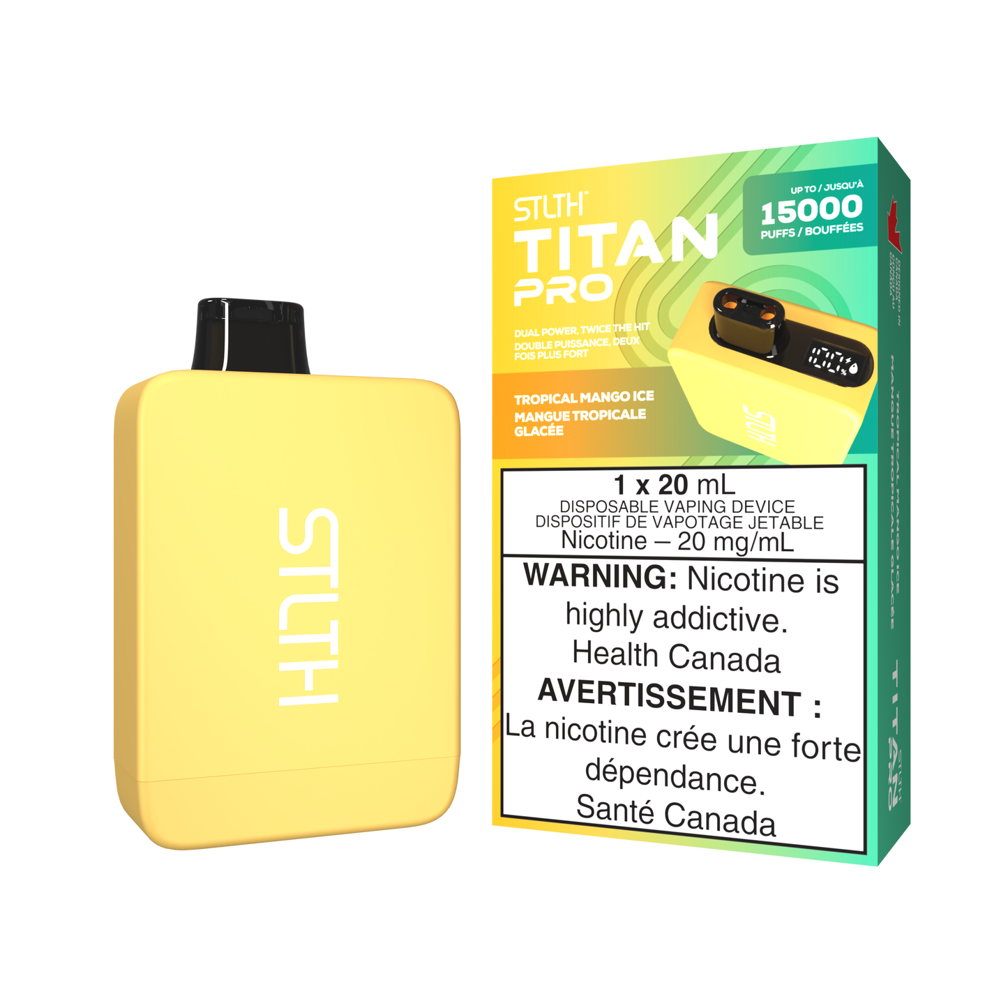 STLTH TITAN PRO DISPOSABLE (UPTO 15K PUFFS)