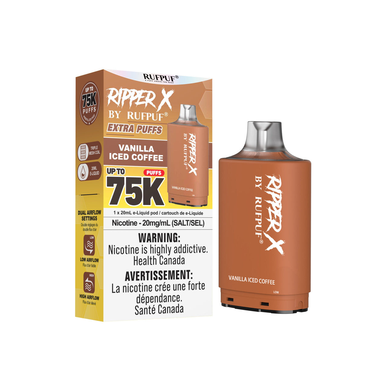 RIPPER X 75K PUFFS PODS (ON)