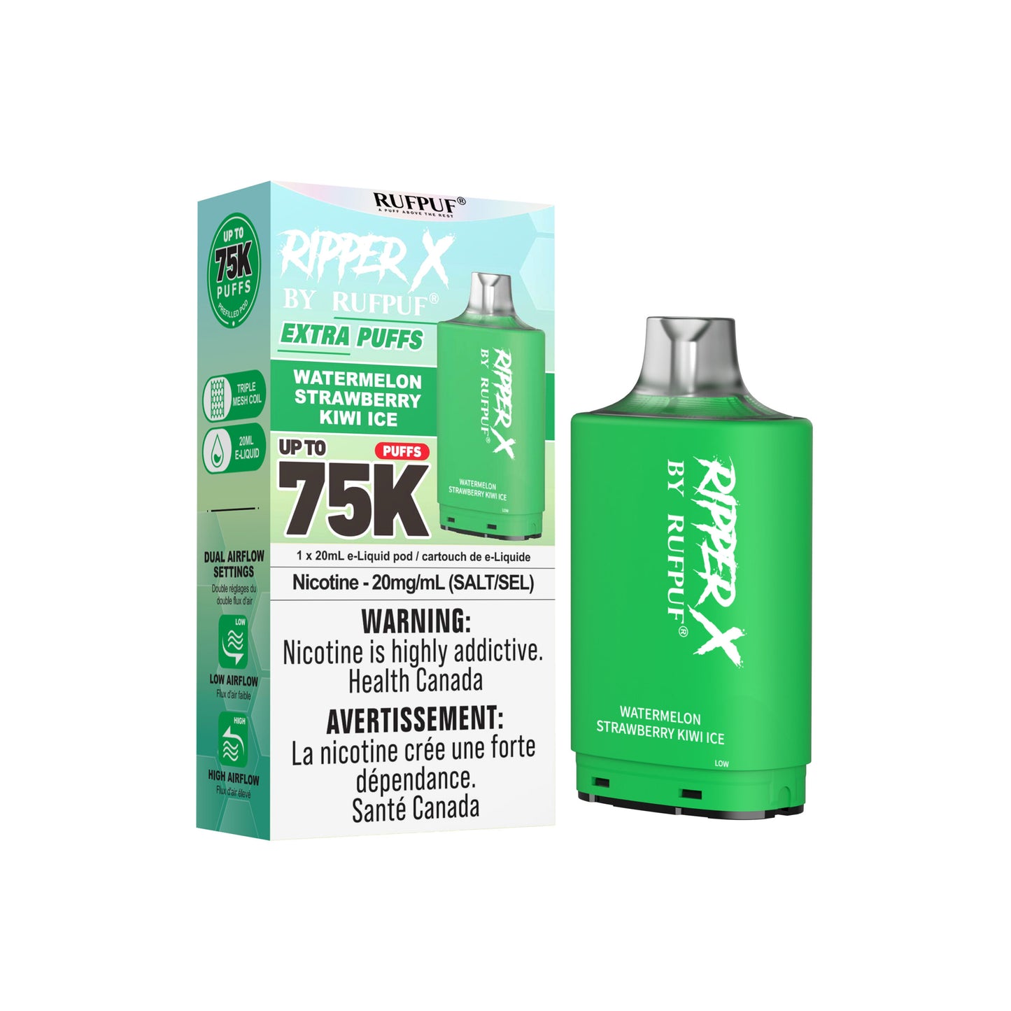 RIPPER X 75K PUFFS PODS (ON)