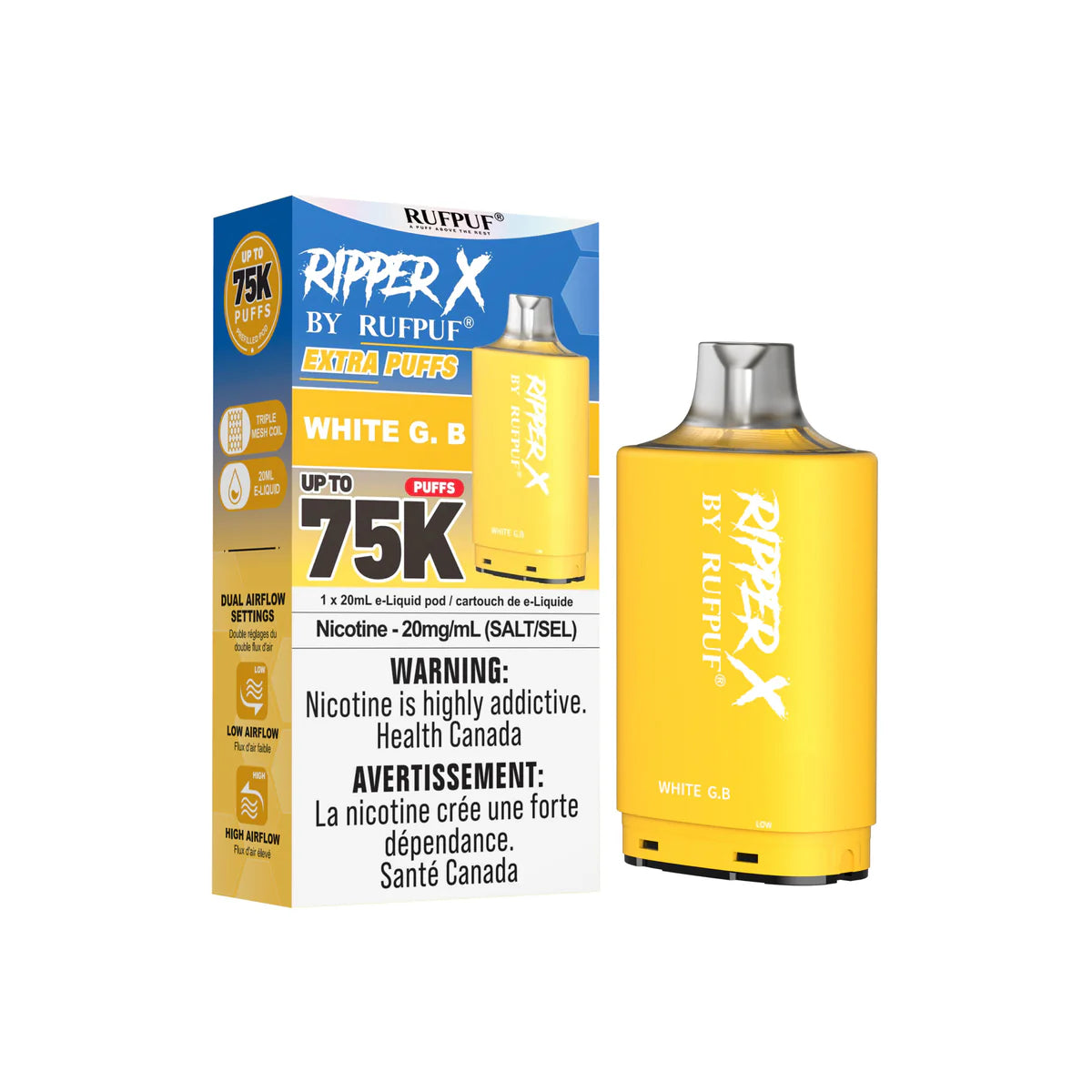 RIPPER X 75K PUFFS PODS (ON)