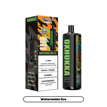 OXHUKKA 25K PUFFS (ON) - ALL FLAVORS