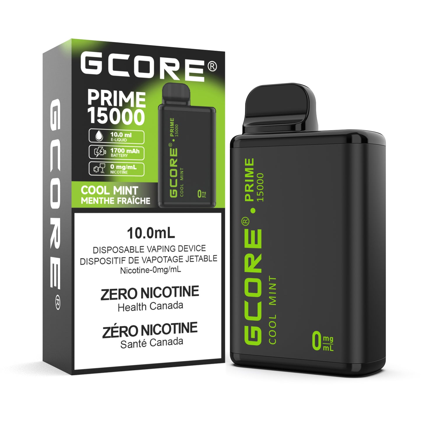 G-CORE PRIME 15000 PUFFS ZERO NICOTINE