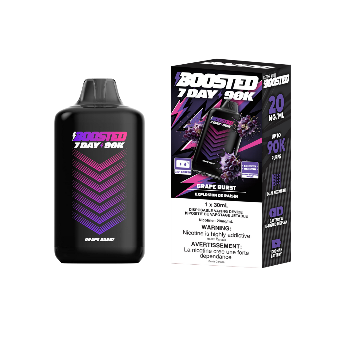 BOOSTED 7DAY⚡90K PUFFS - (ON)