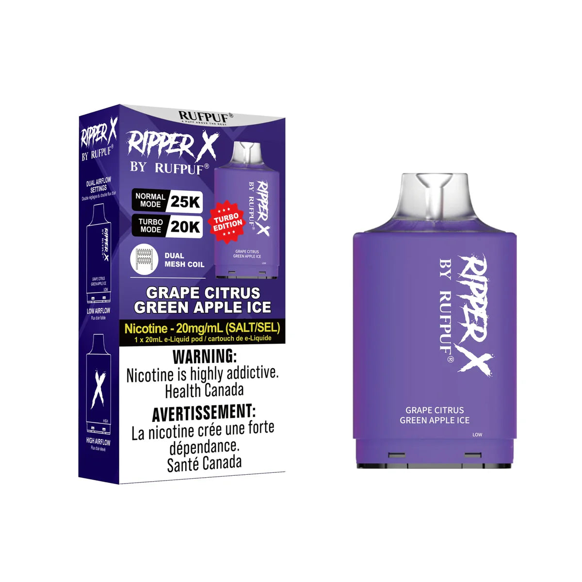 RIPPER X 75K PUFFS PODS (ON)