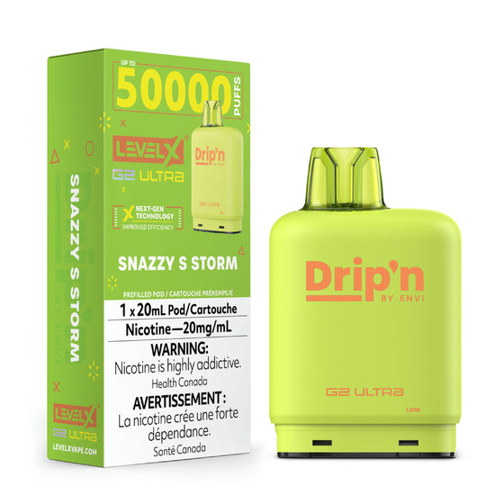 LEVEL X DRIP'N G2 ULTRA POD 50K PUFFS (ONTARIO)
