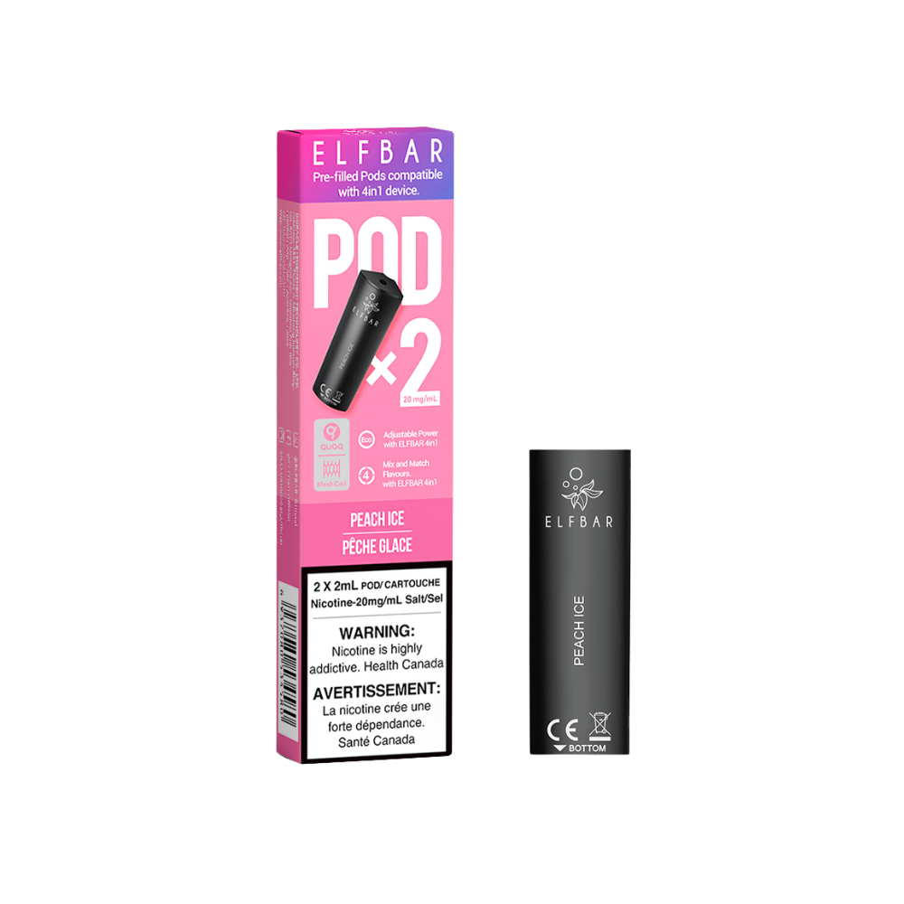 ELFBAR 4 IN 1 CLOSED PODS (ON) -  ALL FLAVORS