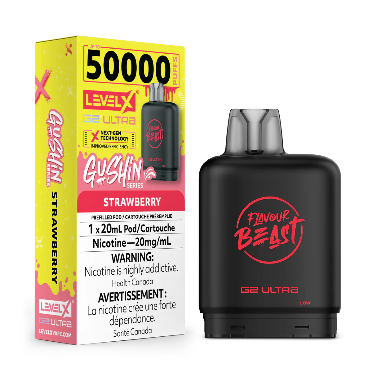 FLAVOUR BEAST LEVEL X G2 ULTRA POD 50K PUFFS