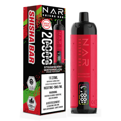 NAR SHISHA BAR 20K PUFFS - ALL FLAVOURS