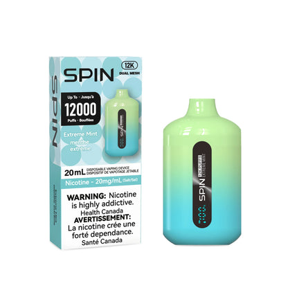 SPIN 12k PUFFS (ON) - ALL FLAVOURS