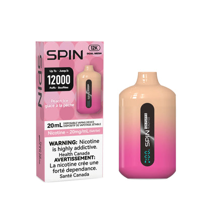 SPIN 12k PUFFS (ON) - ALL FLAVOURS