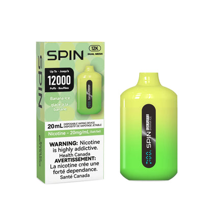 SPIN 12k PUFFS (ON) - ALL FLAVOURS