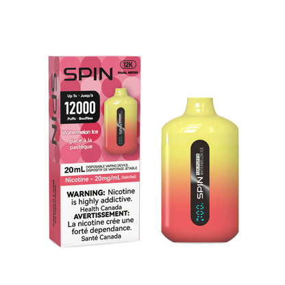 SPIN 12k PUFFS (ON) - ALL FLAVOURS