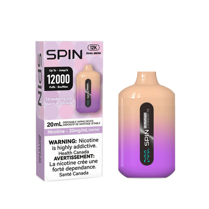 SPIN 12k PUFFS (ON) - ALL FLAVOURS